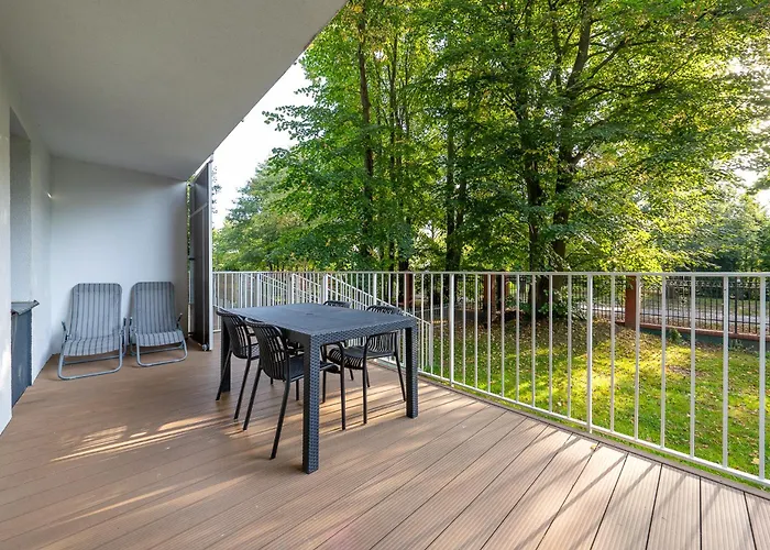 Appartamento Apartamentyprzymorzu 010 Z Basenem Tarasem I Ogrodkiem